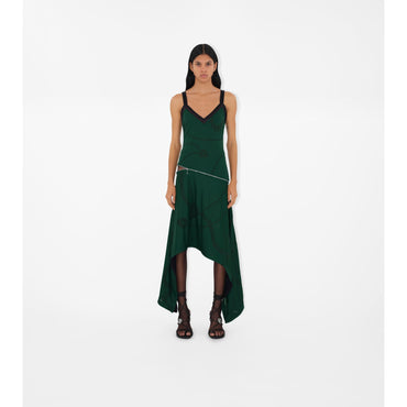 Shield Hardware Jersey Dress - Vine IP Pattern