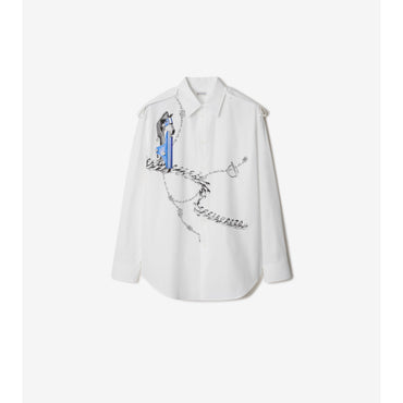 Knight Hardware Cotton Shirt - Blue/White