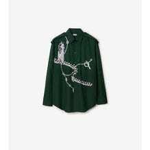 Knight Hardware Cotton Shirt - Silver/Green