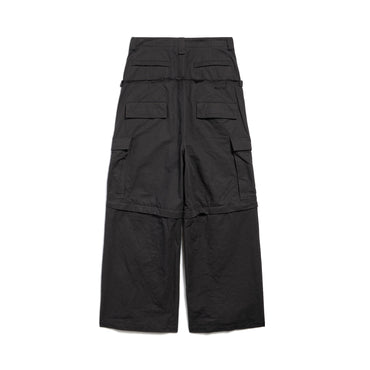 Cut-Up Cargo Pants - Black