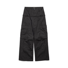 Cut-Up Cargo Pants - Black