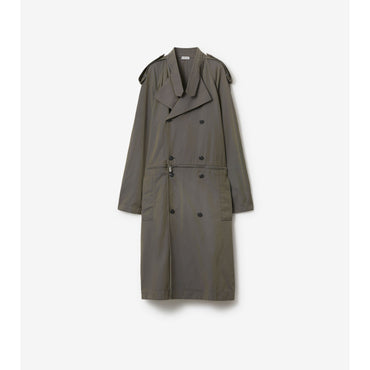 Cotton Linen Trench Dress - Iron