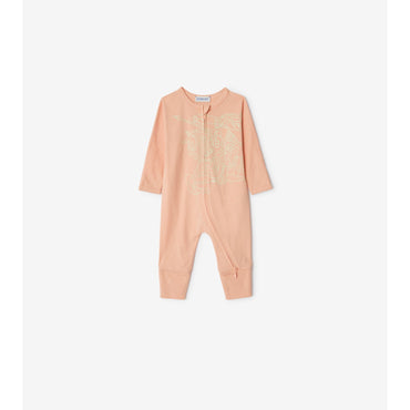 EKD Cotton Two-piece Baby Gift Set - Apricot