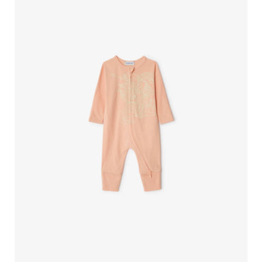 EKD Cotton Two-piece Baby Gift Set - Apricot