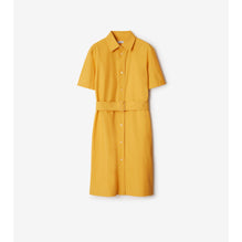 Cotton Blend Shirt Dress - Sunflower