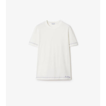 Cotton T-shirt - Salt