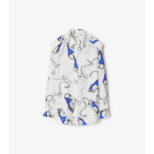 Knight Hardware Silk Shirt - Blue/White
