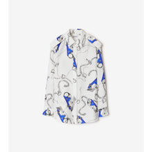 Knight Hardware Silk Shirt - Blue/White