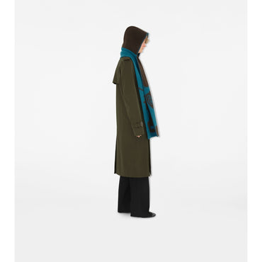 EKD Wool Hooded Scarf - Kingfisher/Snug