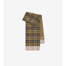 Reversible Check Cashmere Scarf - Linden