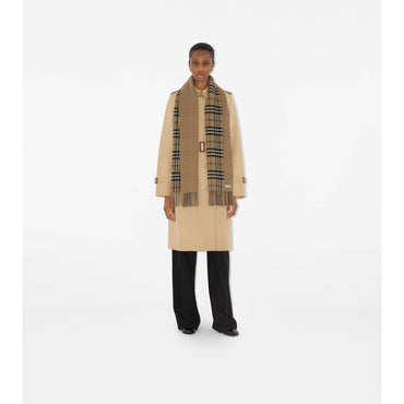 Reversible Check Cashmere Scarf - Linden