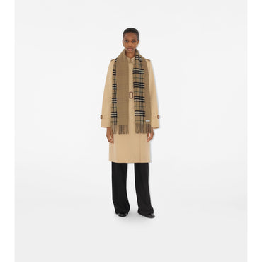 Reversible Check Cashmere Scarf - Linden