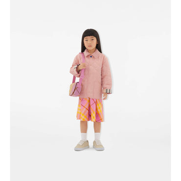 Check Messenger Bag - Carnation Pink