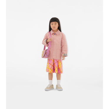 Check Messenger Bag - Carnation Pink