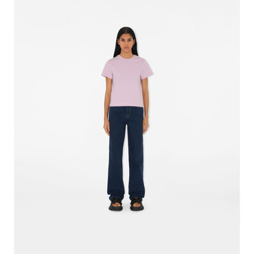 Boxy Cotton T-shirt - Powder