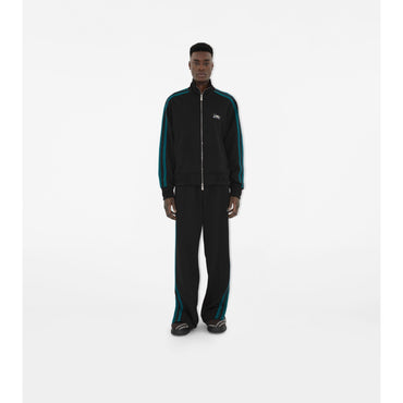Striped Jersey Track Pants - Black