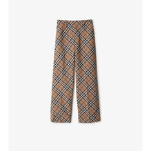 Check Wool Blend Tailored Trousers - Linden IP Check