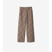 Check Wool Blend Tailored Trousers - Linden IP Check