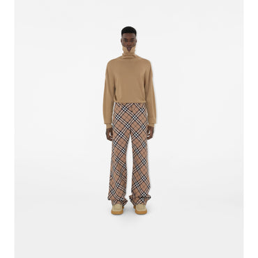 Check Wool Blend Tailored Trousers - Linden IP Check