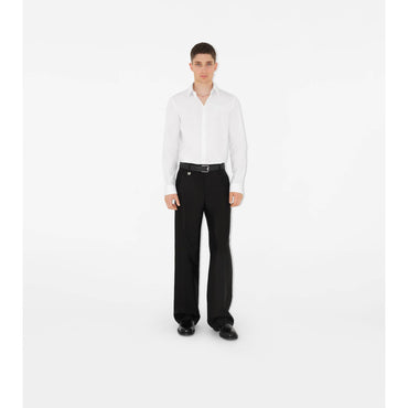 Reversible Leather B Buckle Belt - Black/Knight