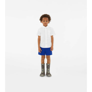 Stretch Cotton Shirt - White