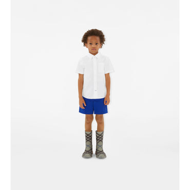 Stretch Cotton Shirt - White