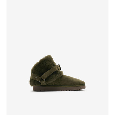 Suede and Shearling Chubby Boots - Loch