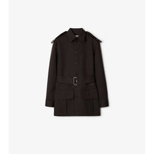 Wool Safari Shirt - Brown Black