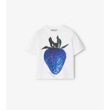 Strawberry Cotton T-shirt - White