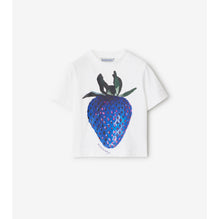 Strawberry Cotton T-shirt - White
