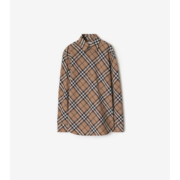 Check Wool Blend Shirt - Linden IP Check