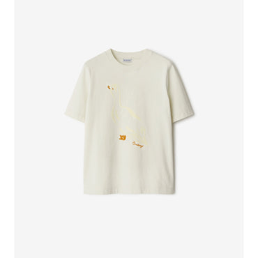 Duck Cotton T-shirt - Chalk