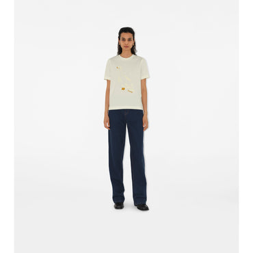 Duck Cotton T-shirt - Chalk