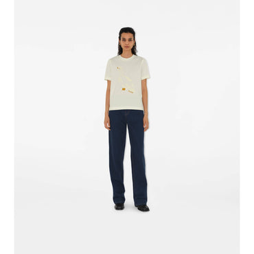 Duck Cotton T-shirt - Chalk