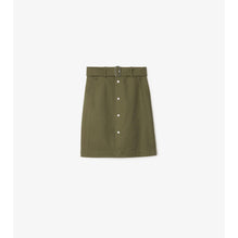 Cotton Blend Skirt - Khaki