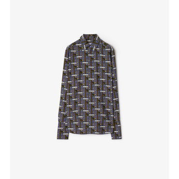 Bus Silk Shirt - Knight IP Pattern