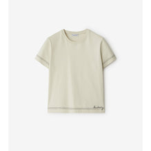 Boxy Cotton T-shirt - Plaster