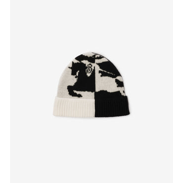 EKD Cashmere Blend Beanie - Black/Chalk