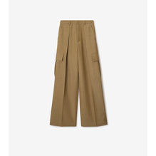Wool Cargo Trousers - Beige/Honey