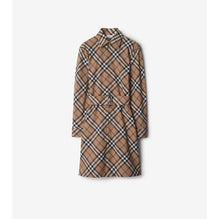 Check Wool Blend Shirt Dress - Linden IP Check