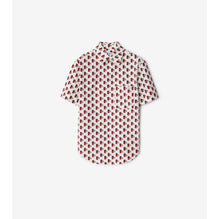 Postbox Cotton Silk Shirt - Chalk IP Pattern