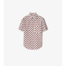 Postbox Cotton Silk Shirt - Chalk IP Pattern