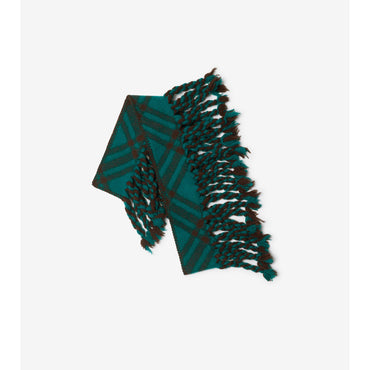 Skinny Check Wool Scarf - Snug