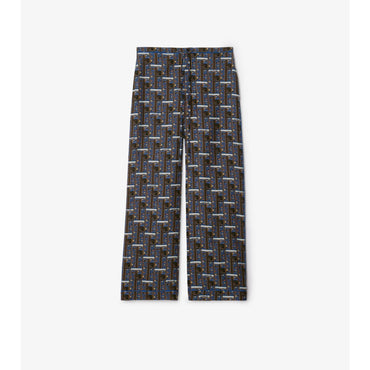 Bus Silk Pyjama Trousers - Knight IP Pattern