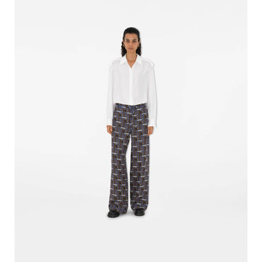 Bus Silk Pyjama Trousers - Knight IP Pattern