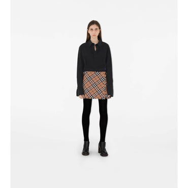 Check Wool Blend Mini Kilt - Linden IP Check