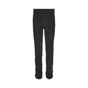 Destroyed Tights - Black/Light Beige