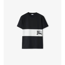 EKD Stripe Cotton T-shirt - Black