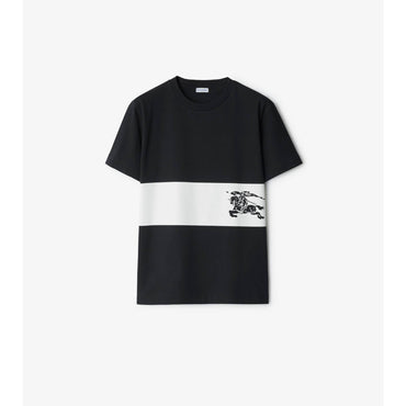 EKD Stripe Cotton T-shirt - Black