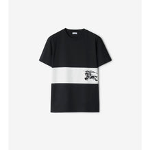 EKD Stripe Cotton T-shirt - Black
